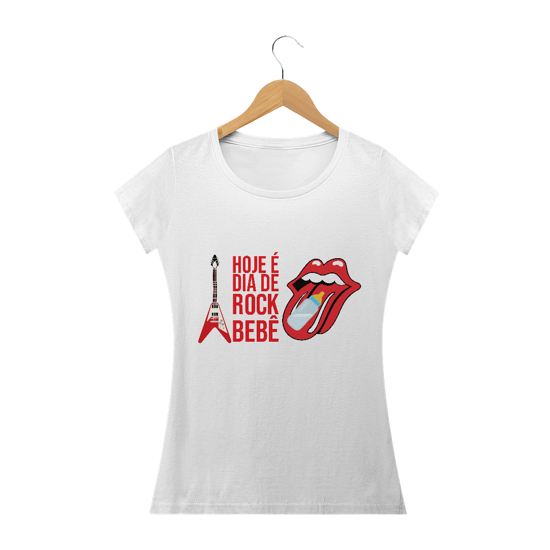 Nome do produto: Camiseta Feminina Rock Bebe