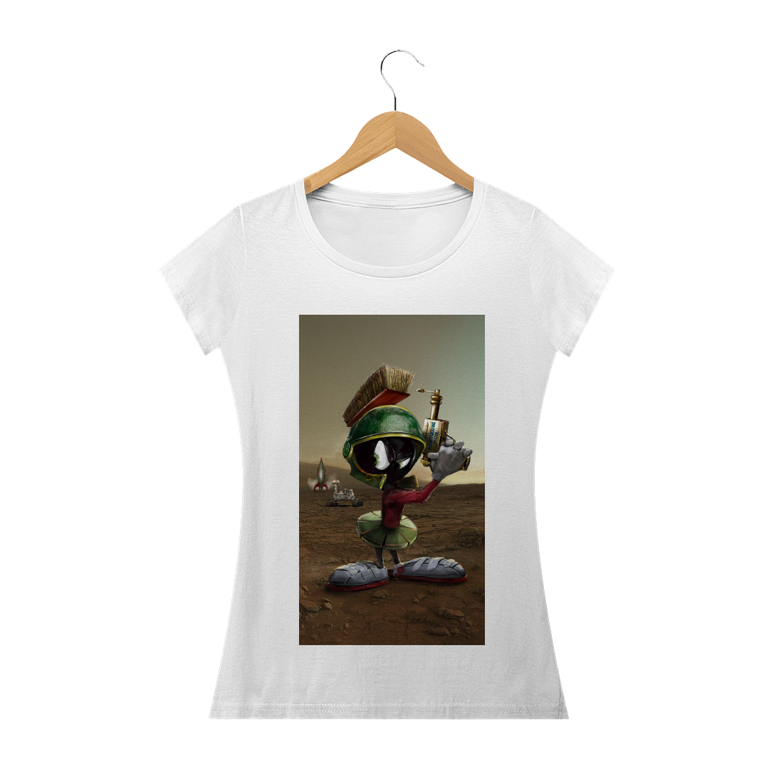Nome do produto: Camiseta Feminina Looney Tunes; Marciano Baby Long