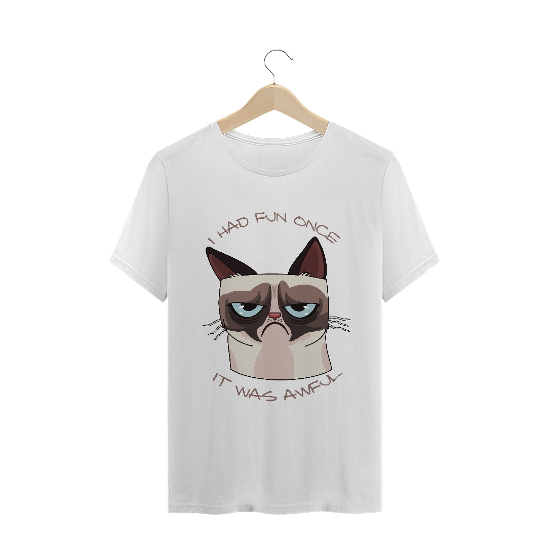 Nome do produto: Grumpy cat - I had fun once 1 (Básica)