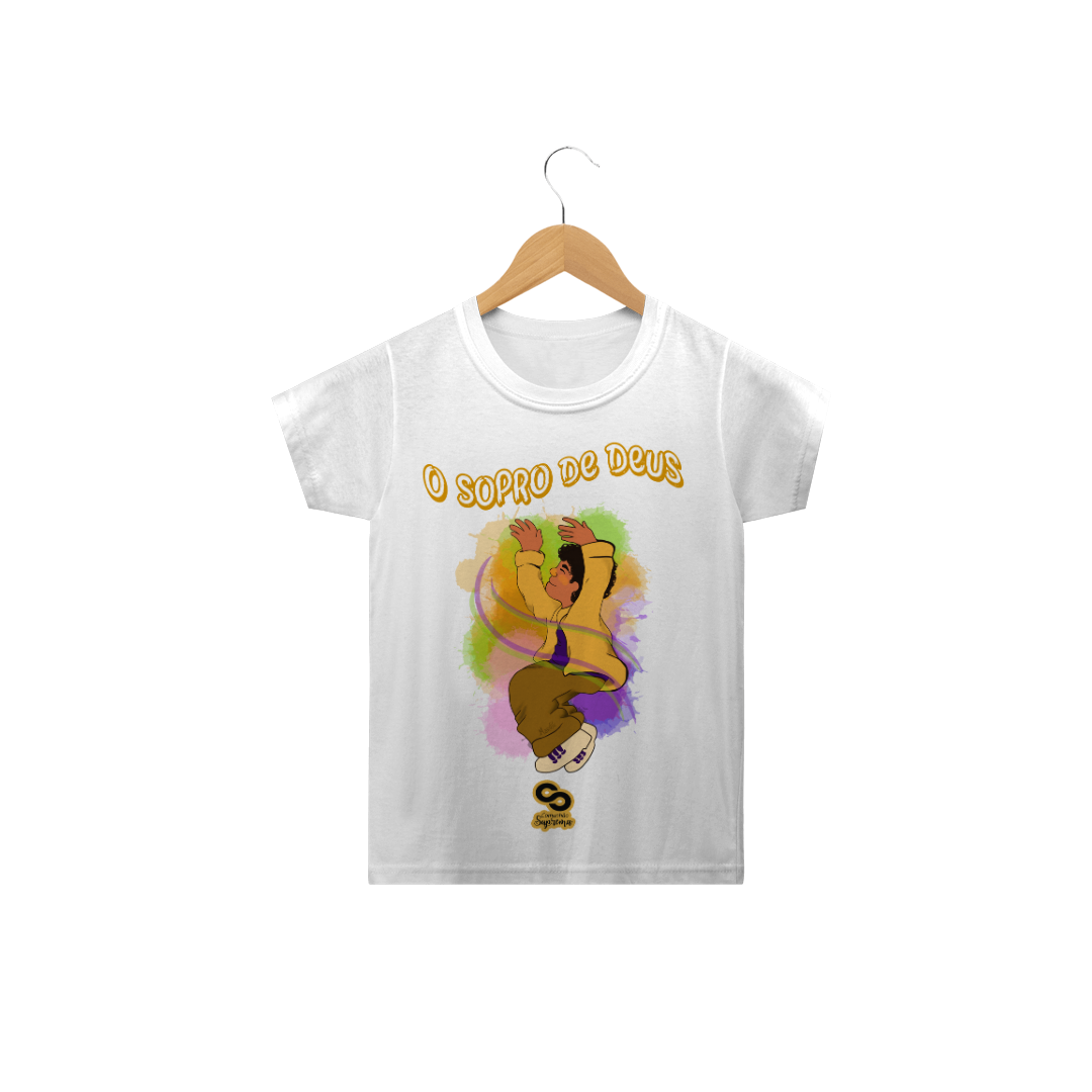 Nome do produto: CAMISETA INFANTIL - O SOPRO DE DEUS (B)