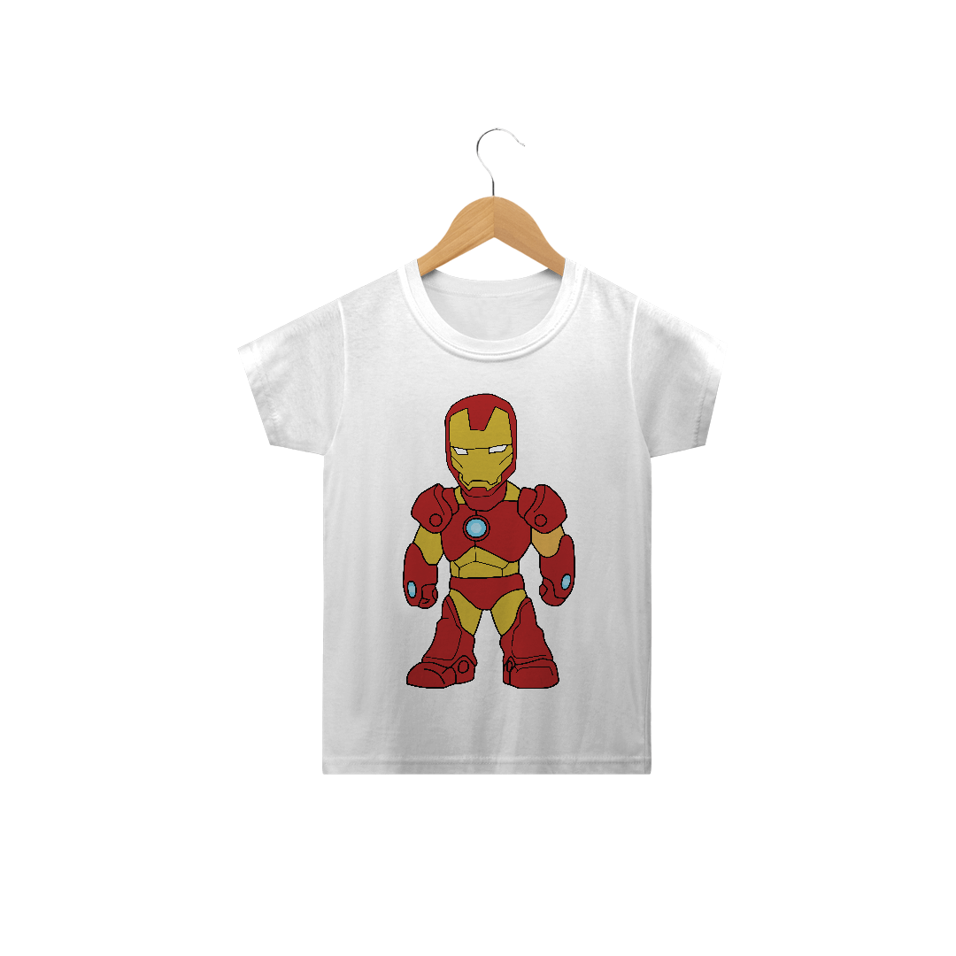 Nome do produto: Camiseta Infantil Homem de Ferro Kids