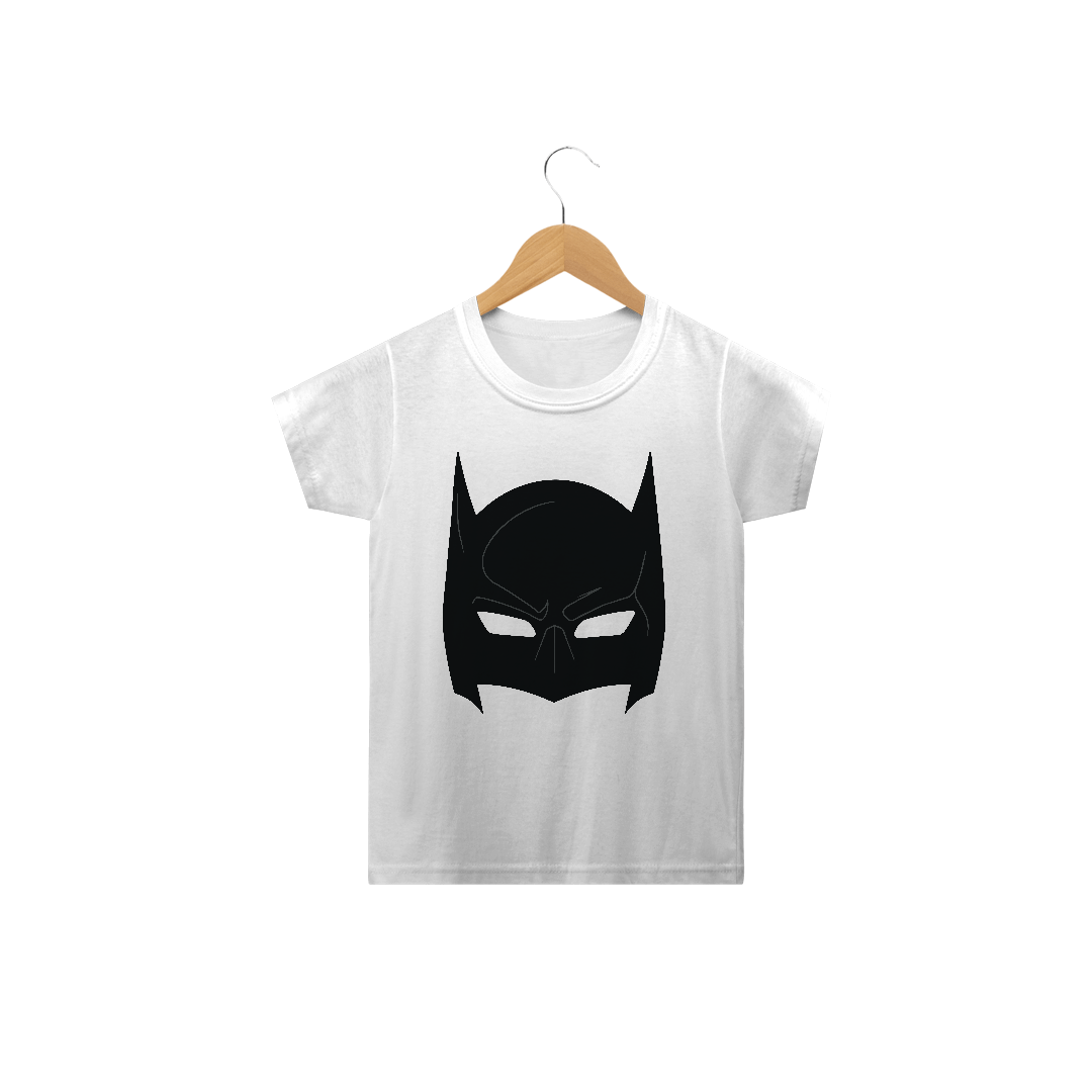 Nome do produto: Camiseta Infantil Mascara Batman