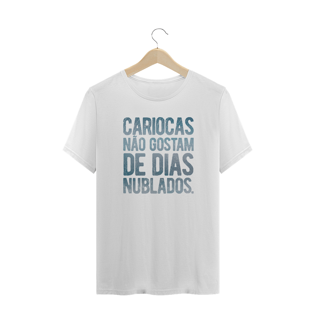 Nome do produto  Dias Nublados / T-Shirt Prime Masculina Branca