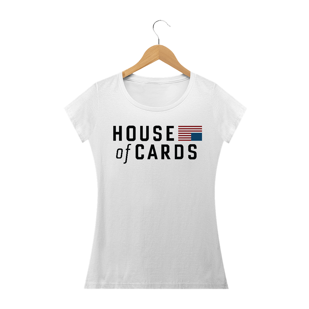 Nome do produto: Camiseta Feminina House of Cards