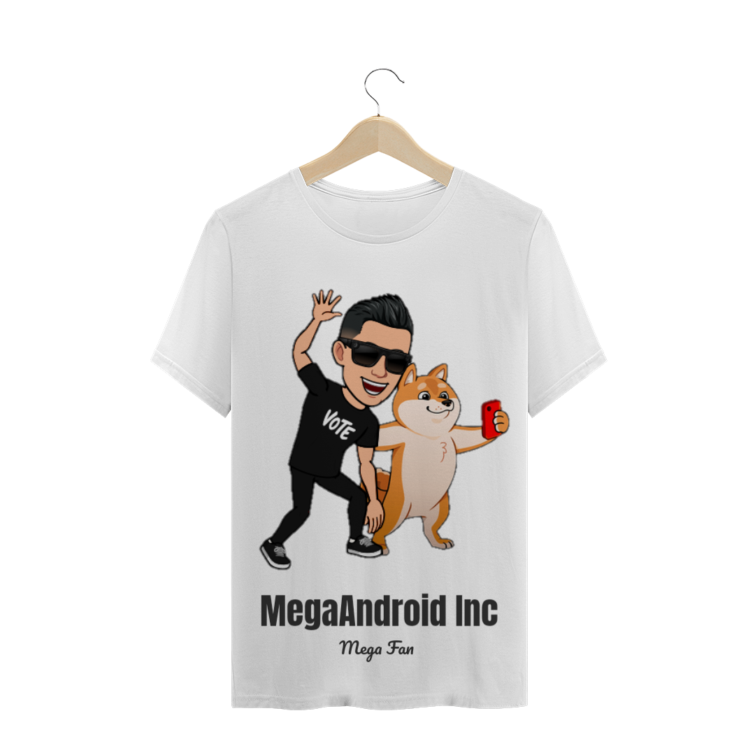 Nome do produto: Camisetas MegaAndroid Inc Super Fan