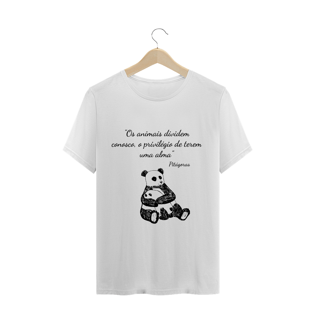 Nome do produto: Camiseta Vegana Pitágoras frase