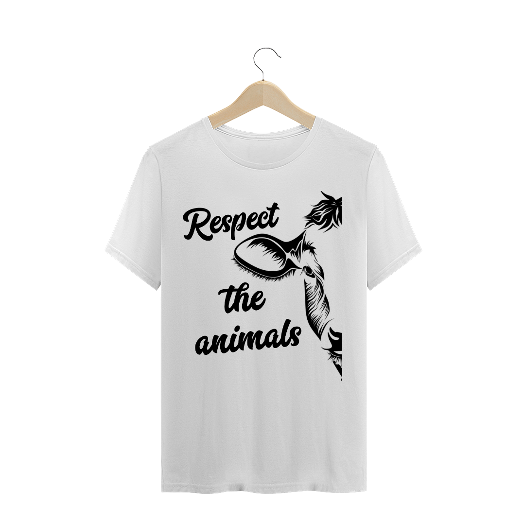 Nome do produto: Camiseta Vegana Respect the animals