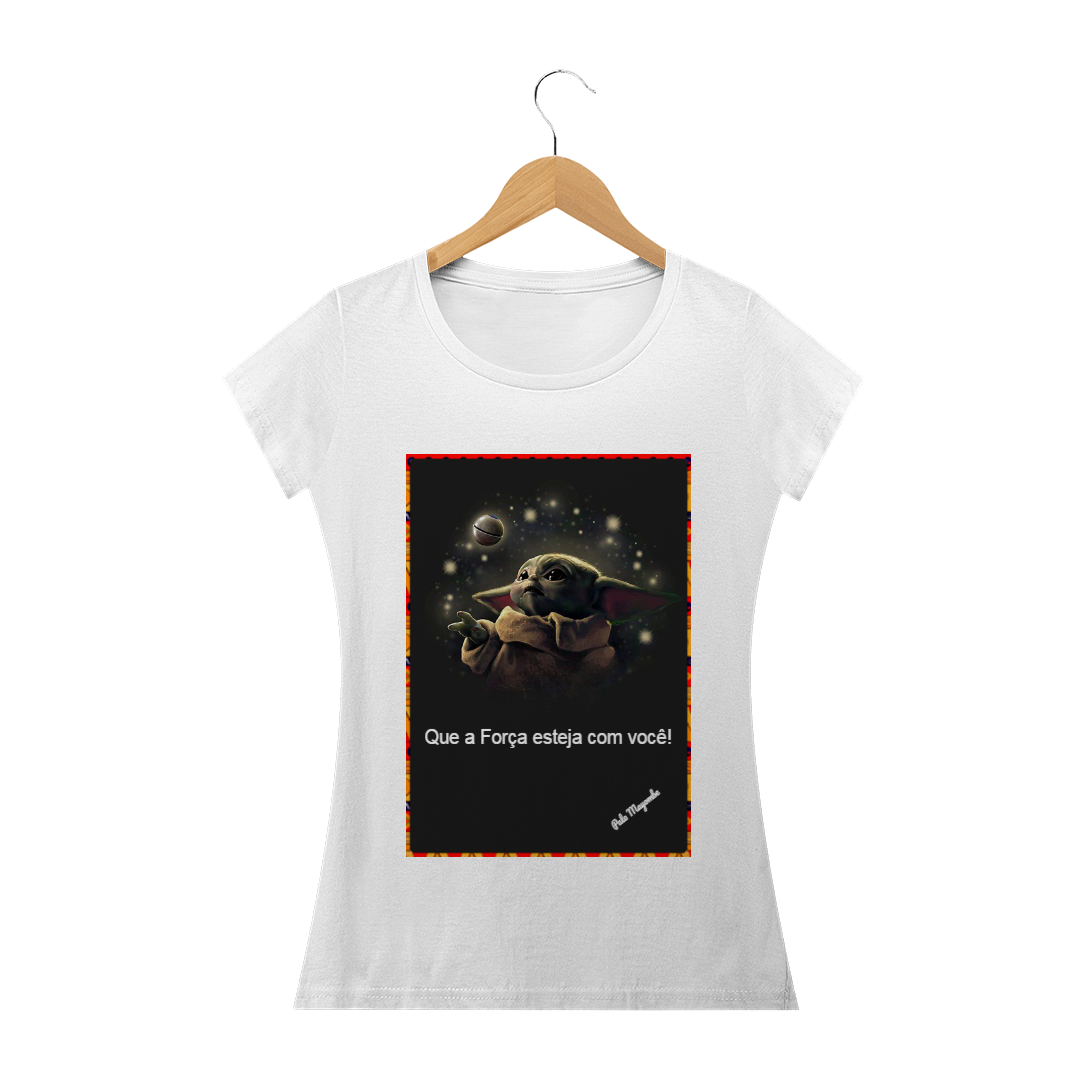 Nome do produto: Baby Yoda Força Baby Look