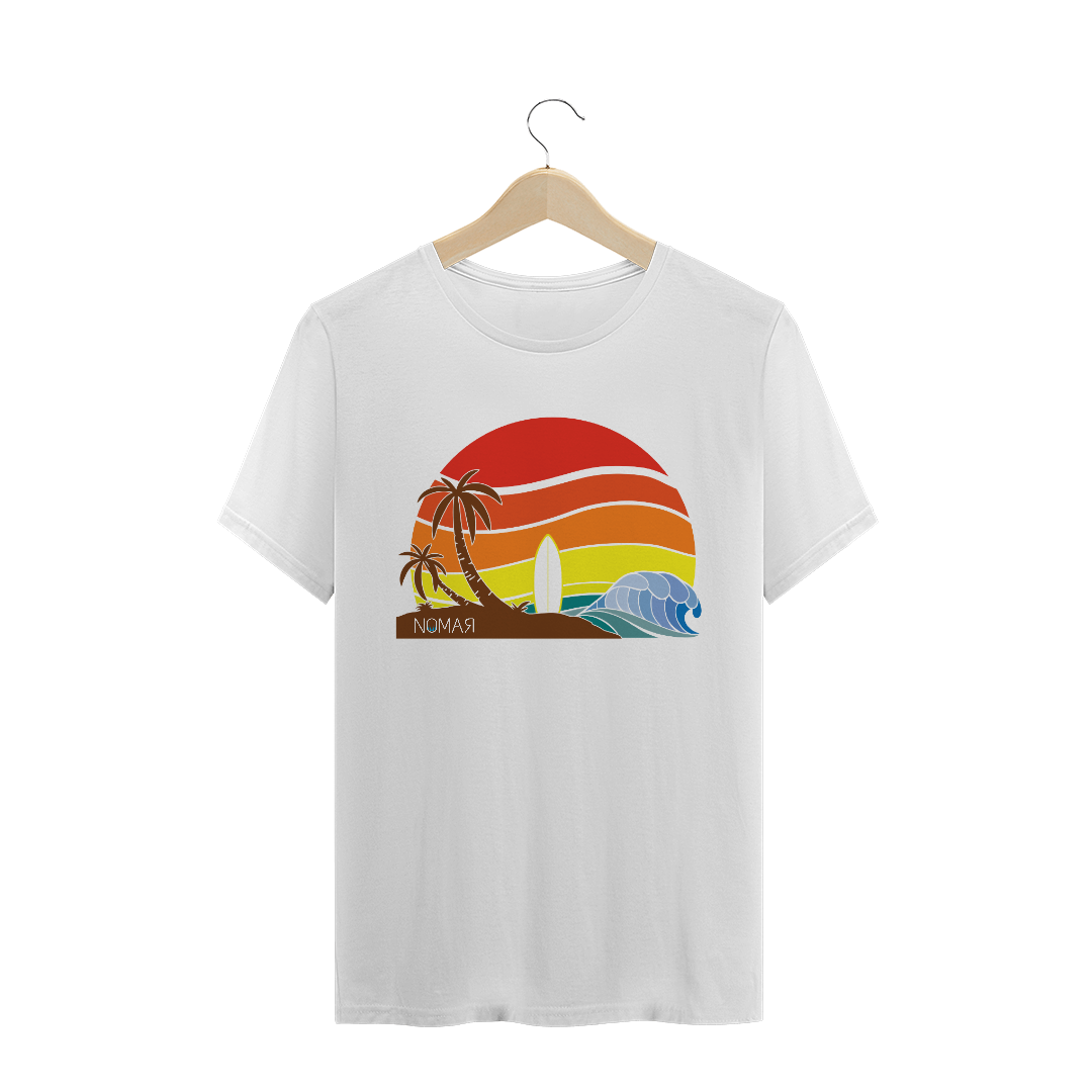 Nome do produto: Tshirt Nomar - Por do Sol na Praia