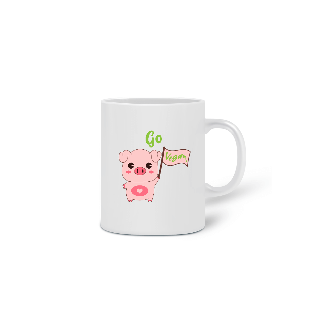 Nome do produto: Caneca Go Vegan