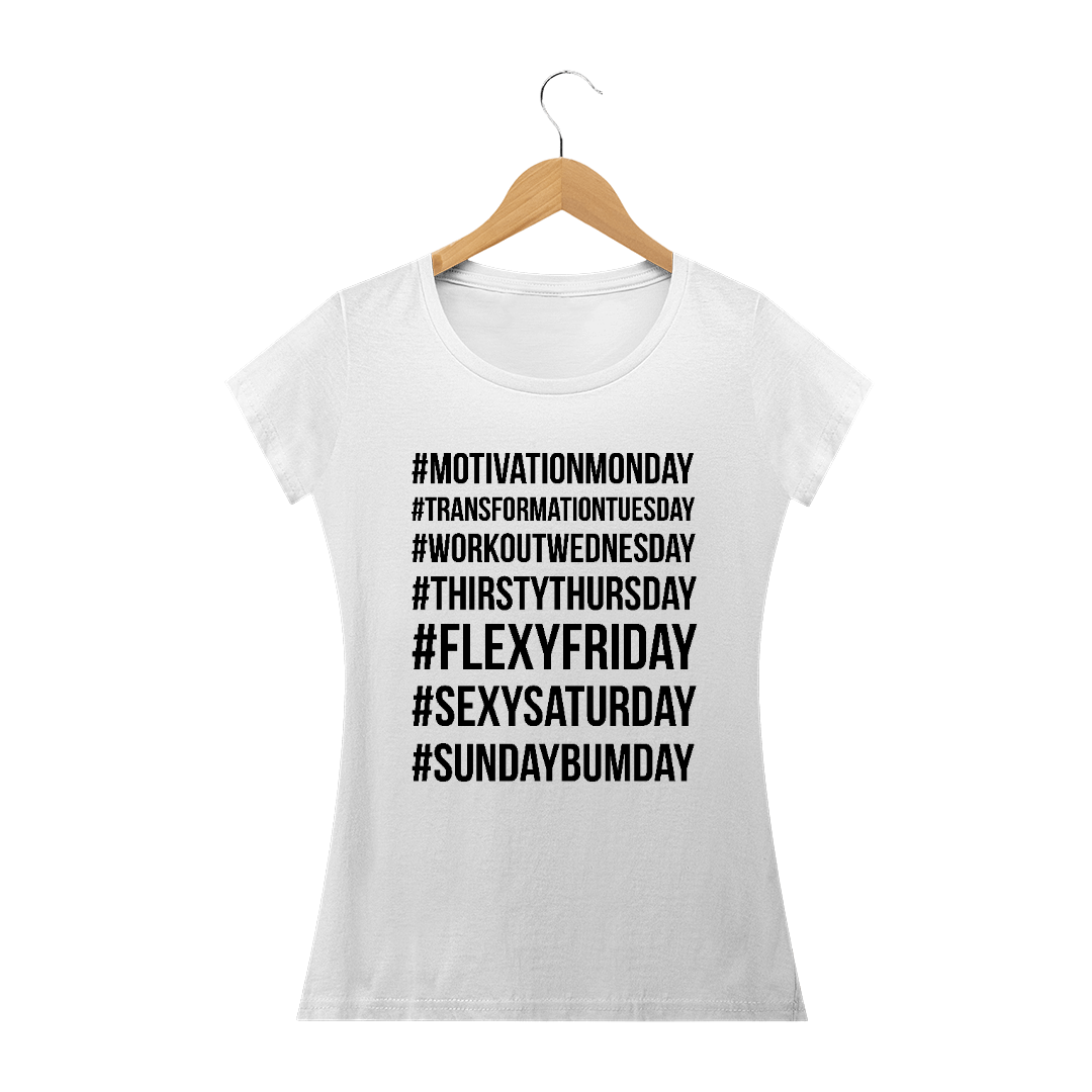 Nome do produto: Camiseta Hastags Pole Baby Long Quality