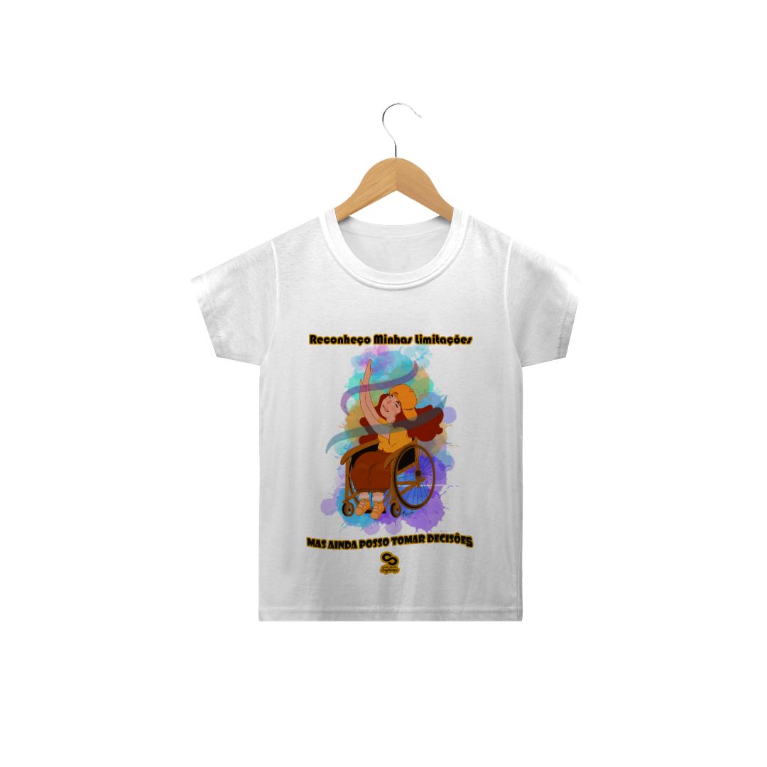 Nome do produto  CAMISETA INFANTIL - DECISÕES