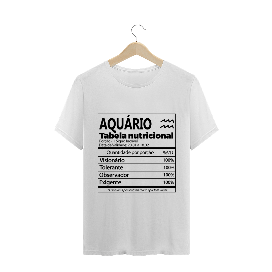 Nome do produto  Camiseta - Aquário - kk