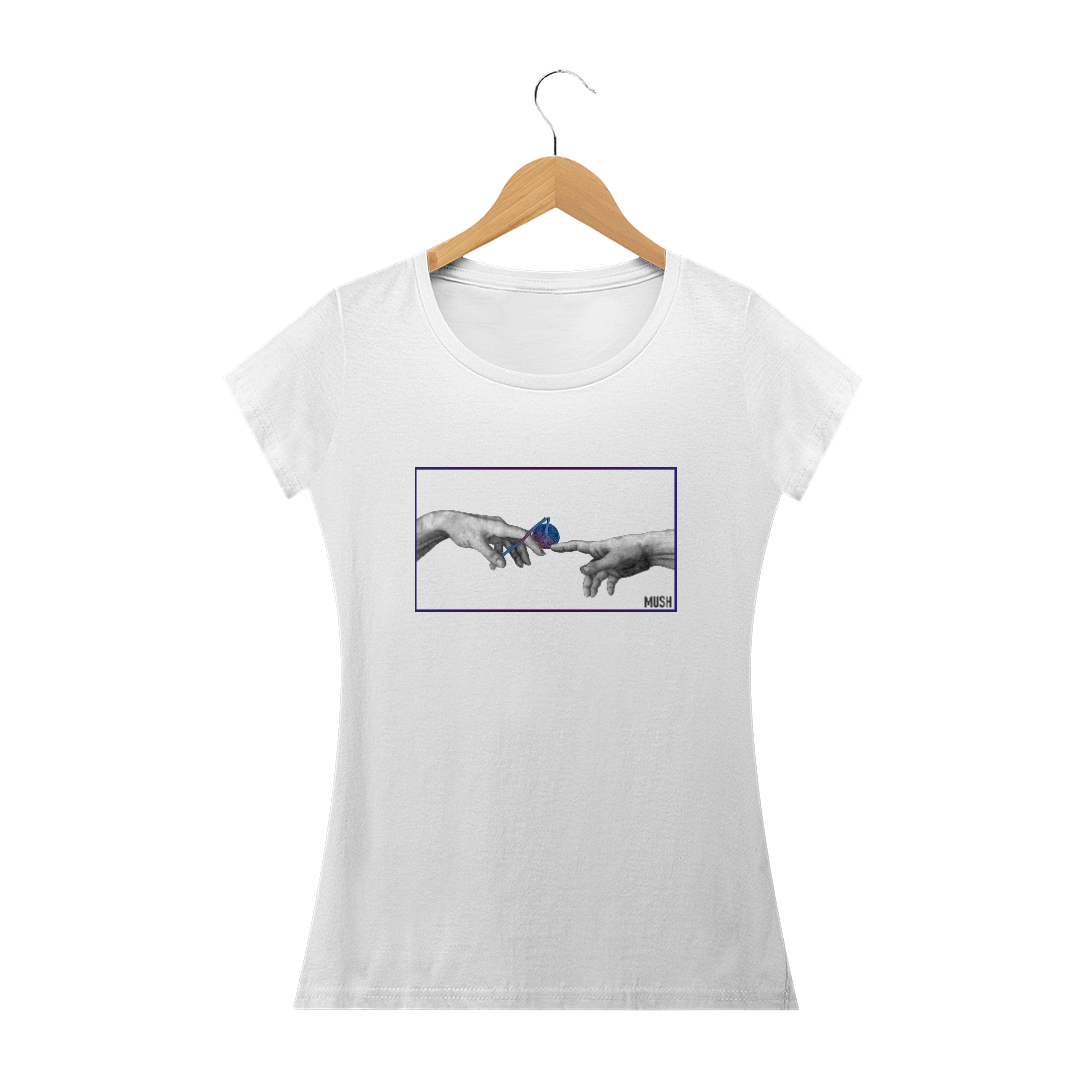 Nome do produto: Mushelangelo Branca (Baby look)