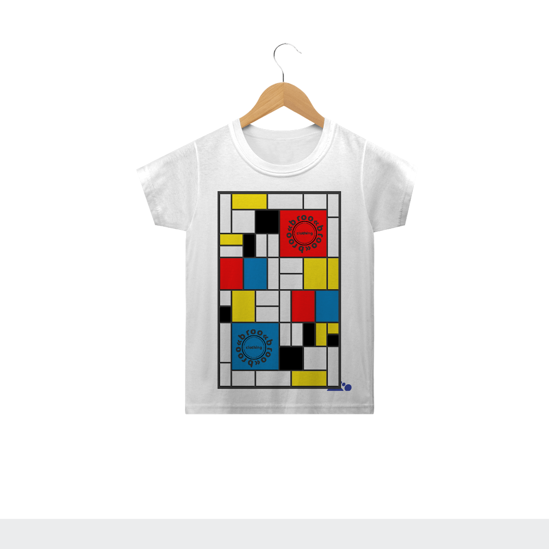 Nome do produto: Camiseta Infantil Mondrian