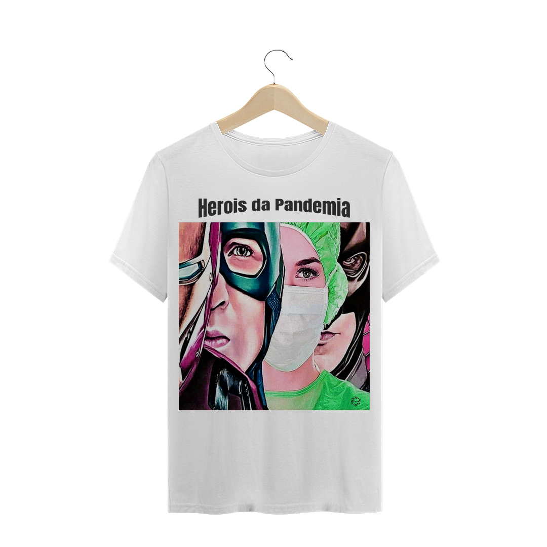Nome do produto: Camiseta Herois da Pandemia