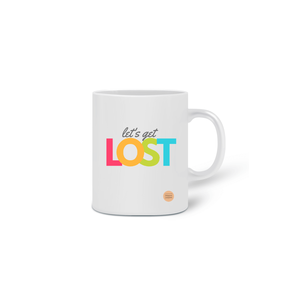 Nome do produto: Caneca Lets get lost lalu