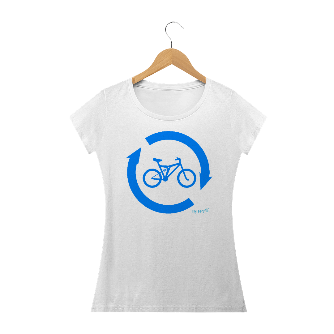 Nome do produto: Camiseta Baby Long (Basic) Bike Blue 