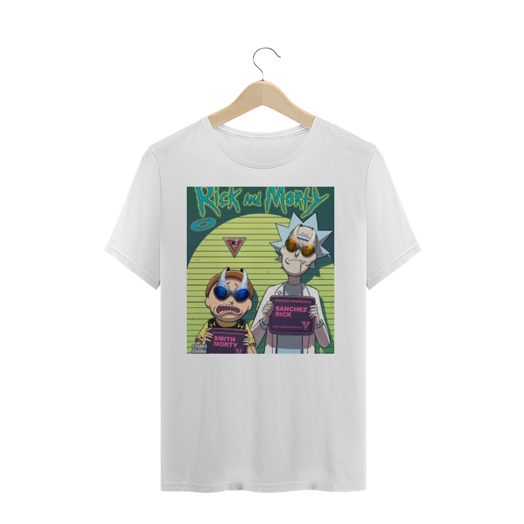 Nome do produto: camisa basica rick and morty presos