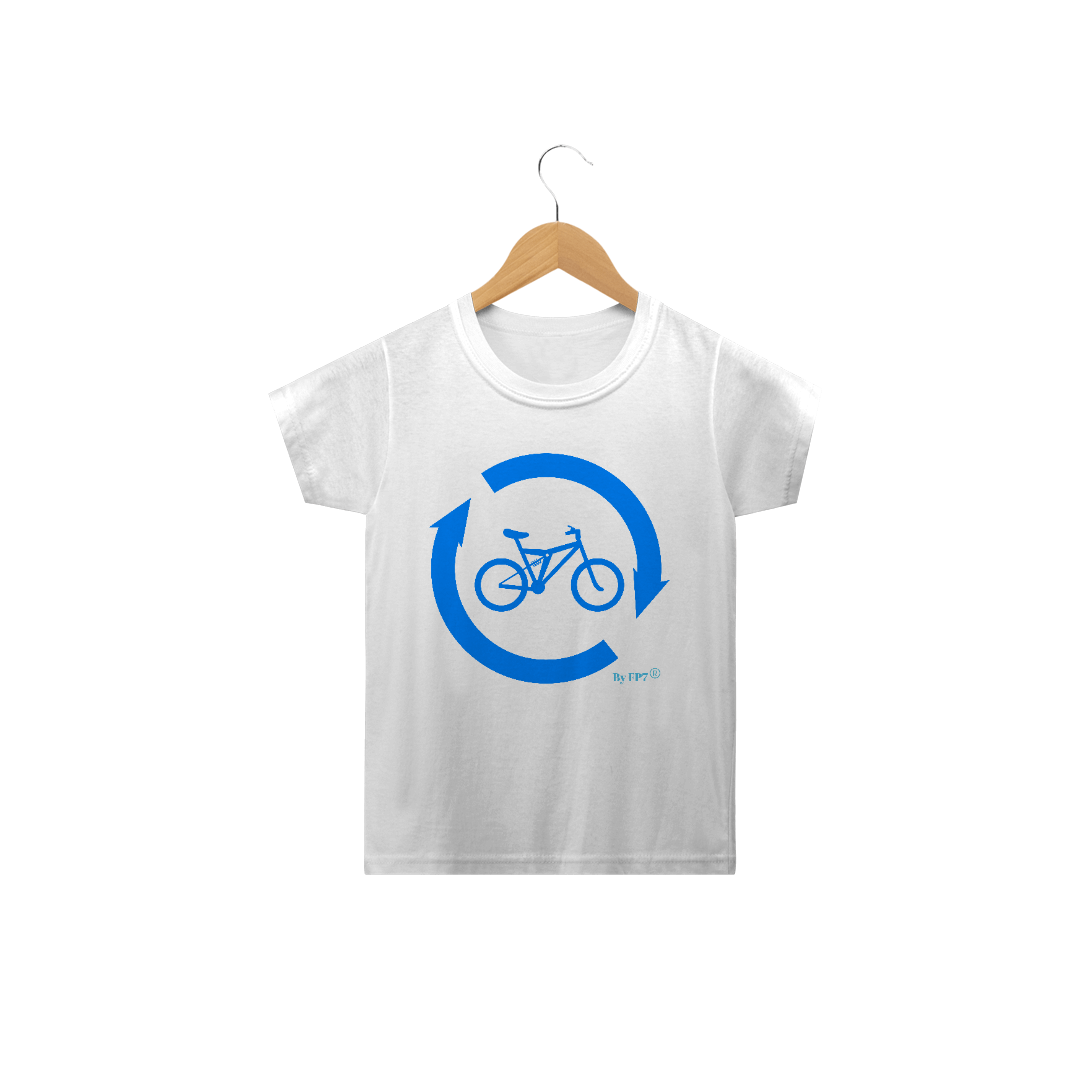 Nome do produto: Camiseta Infantil Blue Bike