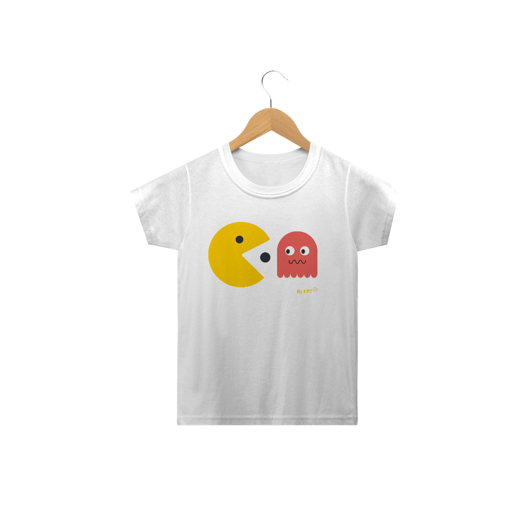 Nome do produto: Camiseta Infantil PacMan