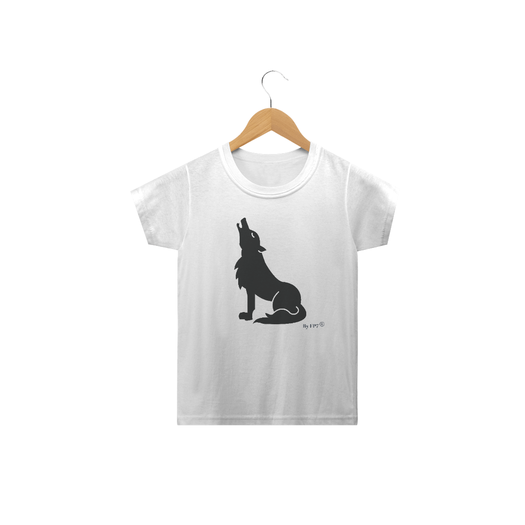 Nome do produto: Camiseta Infantil Lobo