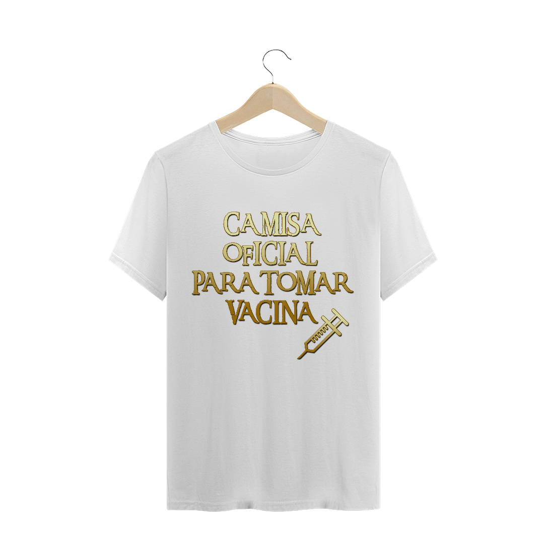 Nome do produto: Camiseta Masculina Tomar Vacina