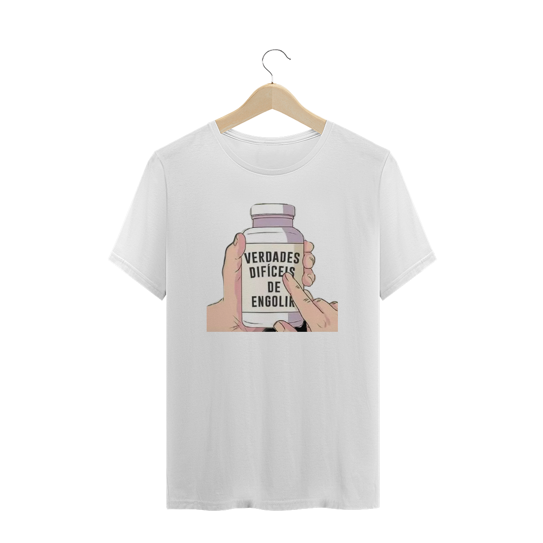 Nome do produto  Camiseta básica Yeshua Verdades difíceis de engolir