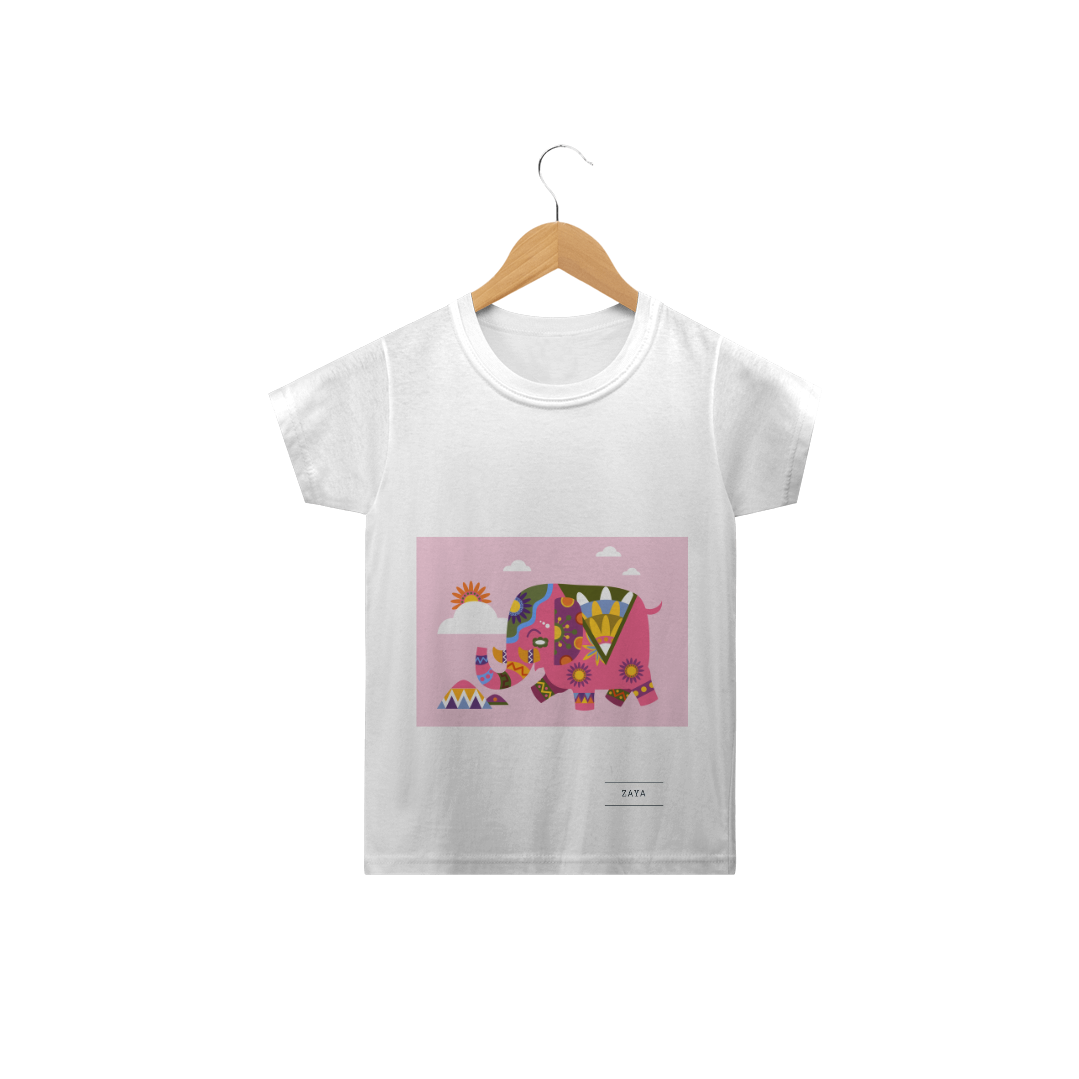 Nome do produto  Camiseta ZAYA Infantil Animais |Elefante