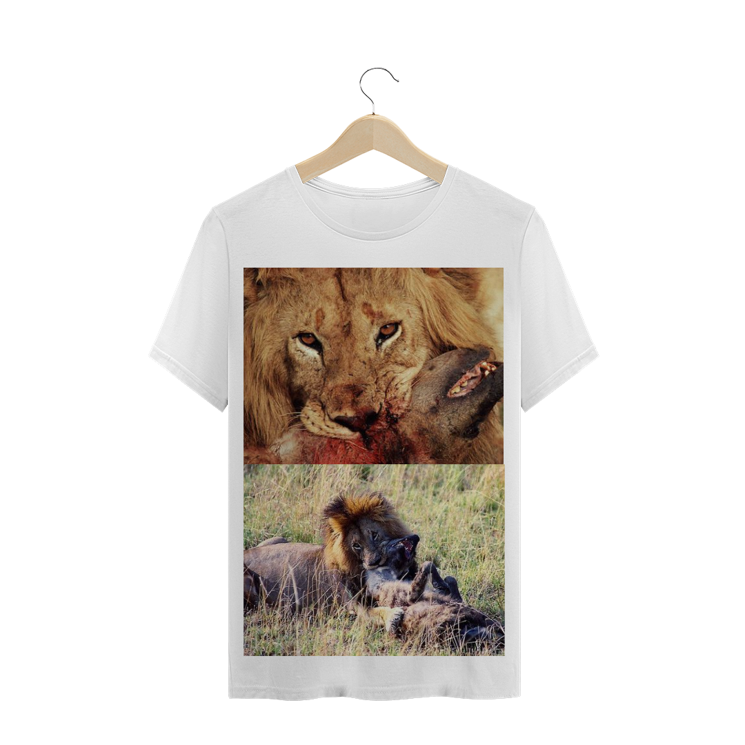 Nome do produto: LEÃO MATANDO HIENA / GRANDES FELINOS