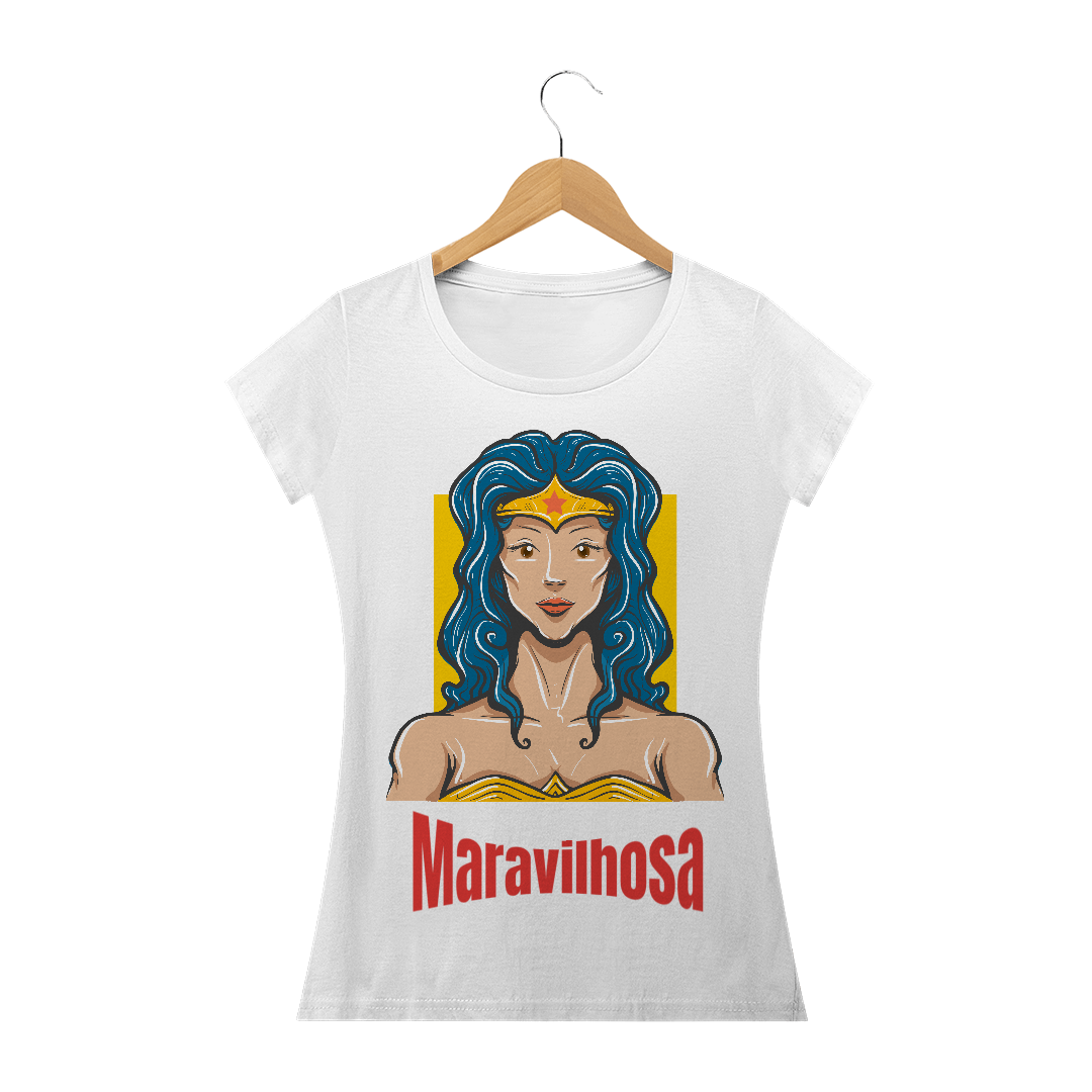 Nome do produto: Camiseta Mulher Maravilha