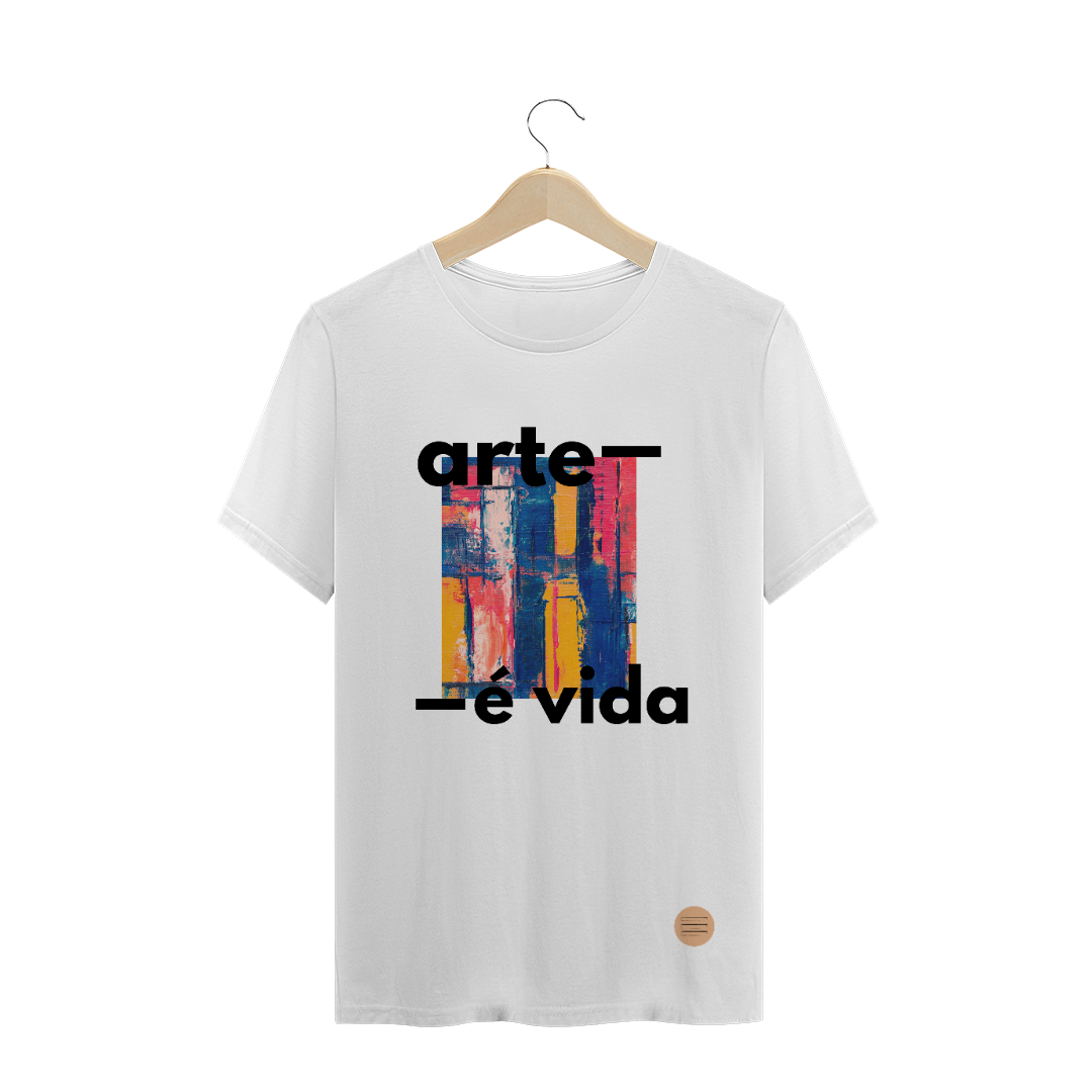 Nome do produto: Camisa arte é vida .lalu