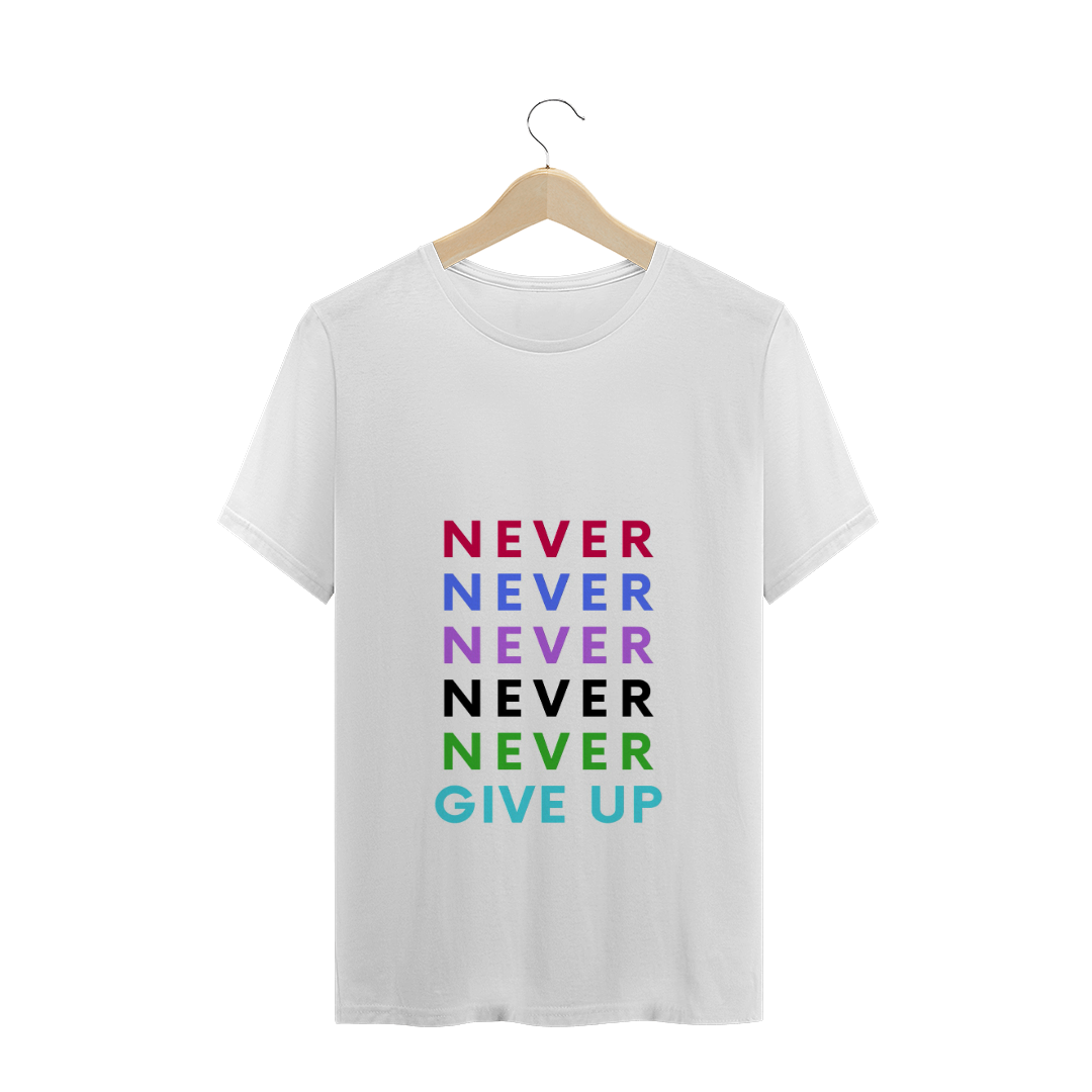 Nome do produto: Camisa - W-trend Never give up white