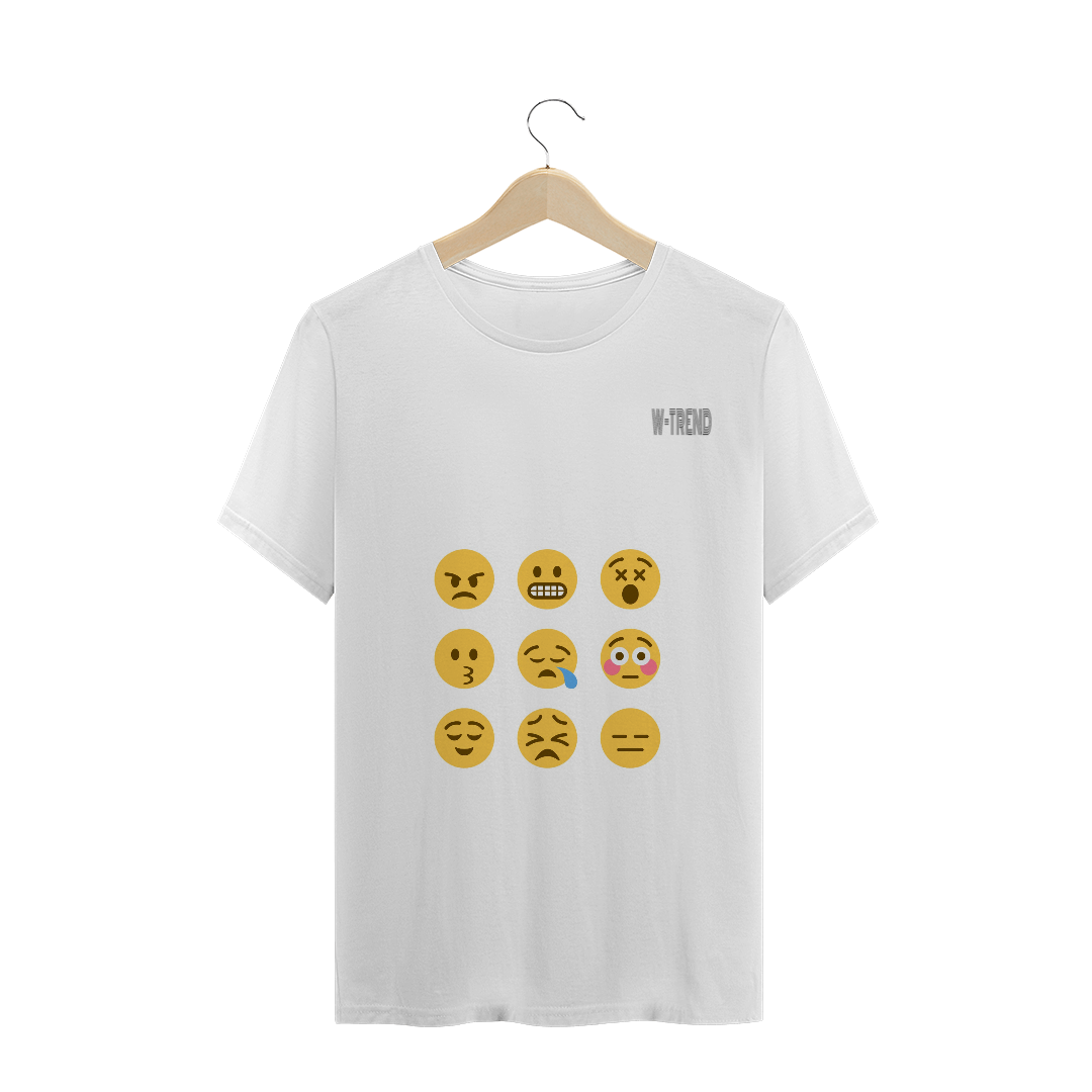 Nome do produto: Camisa - emojis w-trend white