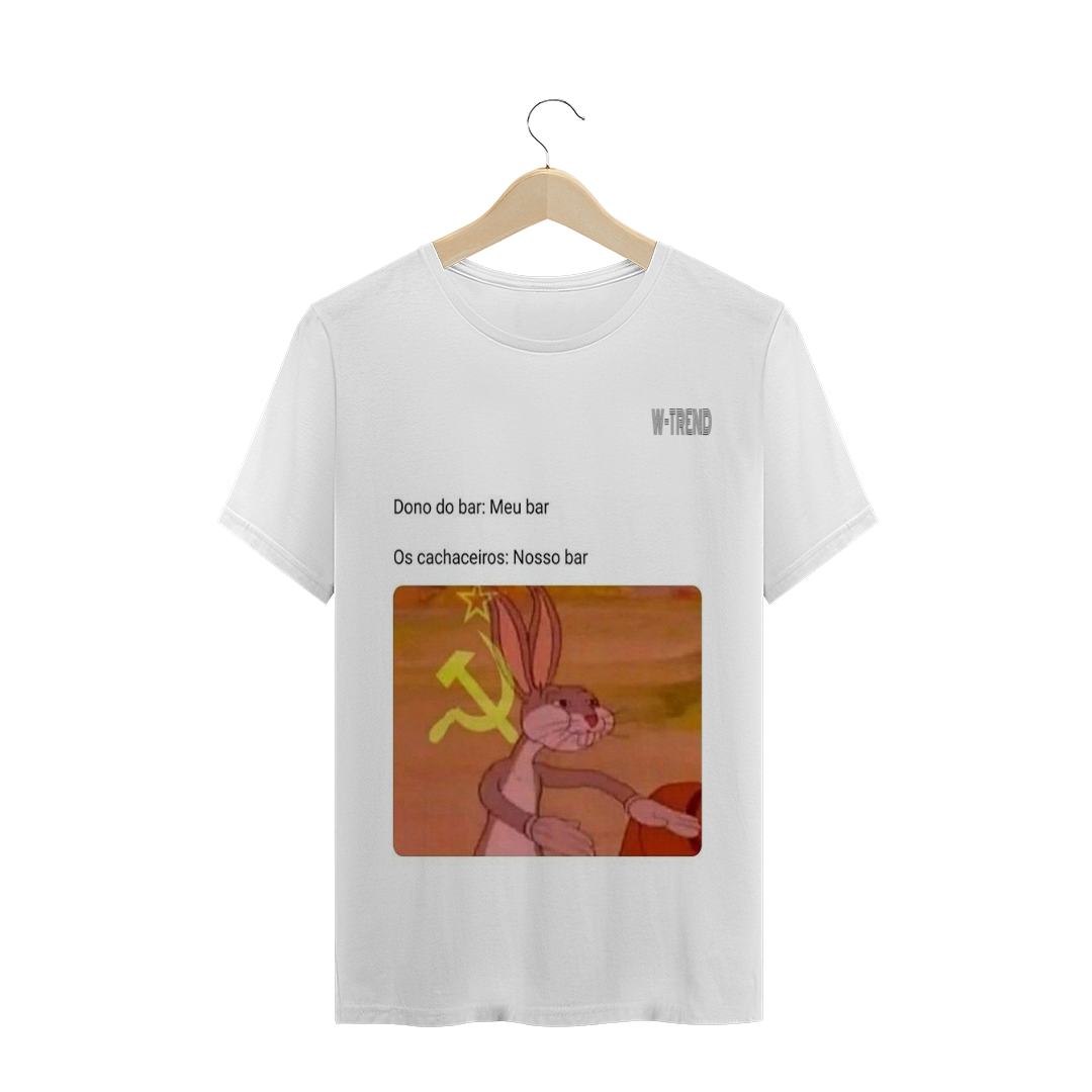 Nome do produto: Camisa -  W-trend Pernalonga comunista meme - 2