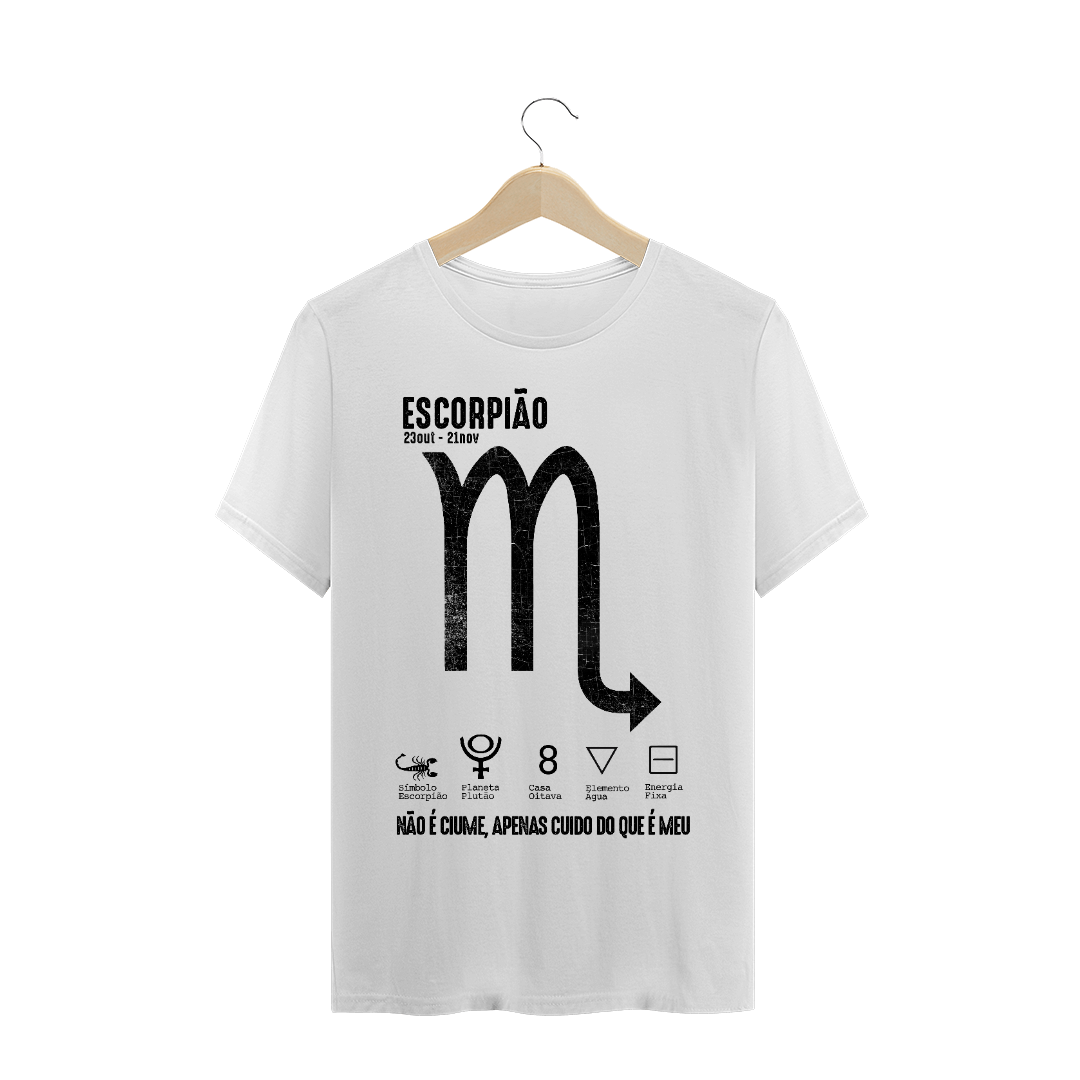 Nome do produto: CAMISETA SIGNOS - ESCORPIÃO