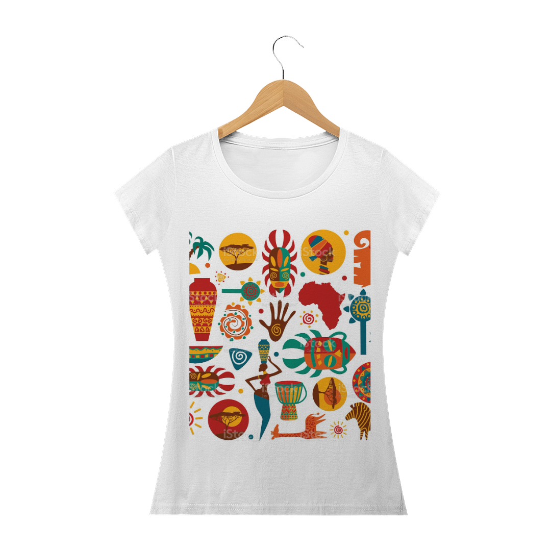 Nome do produto: Camisa feminina africana 