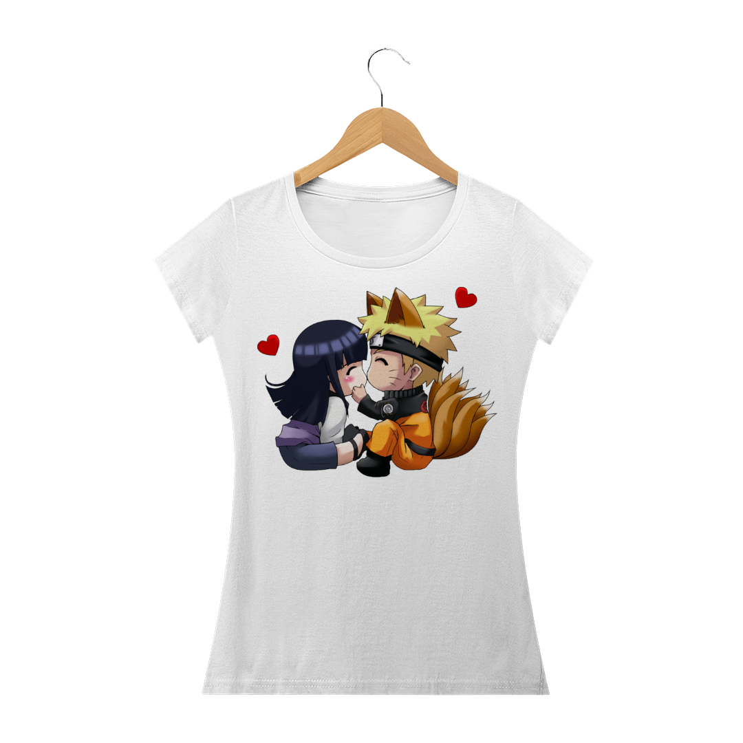 Nome do produto: CAMISA FEMININA NARUTO E HINATA