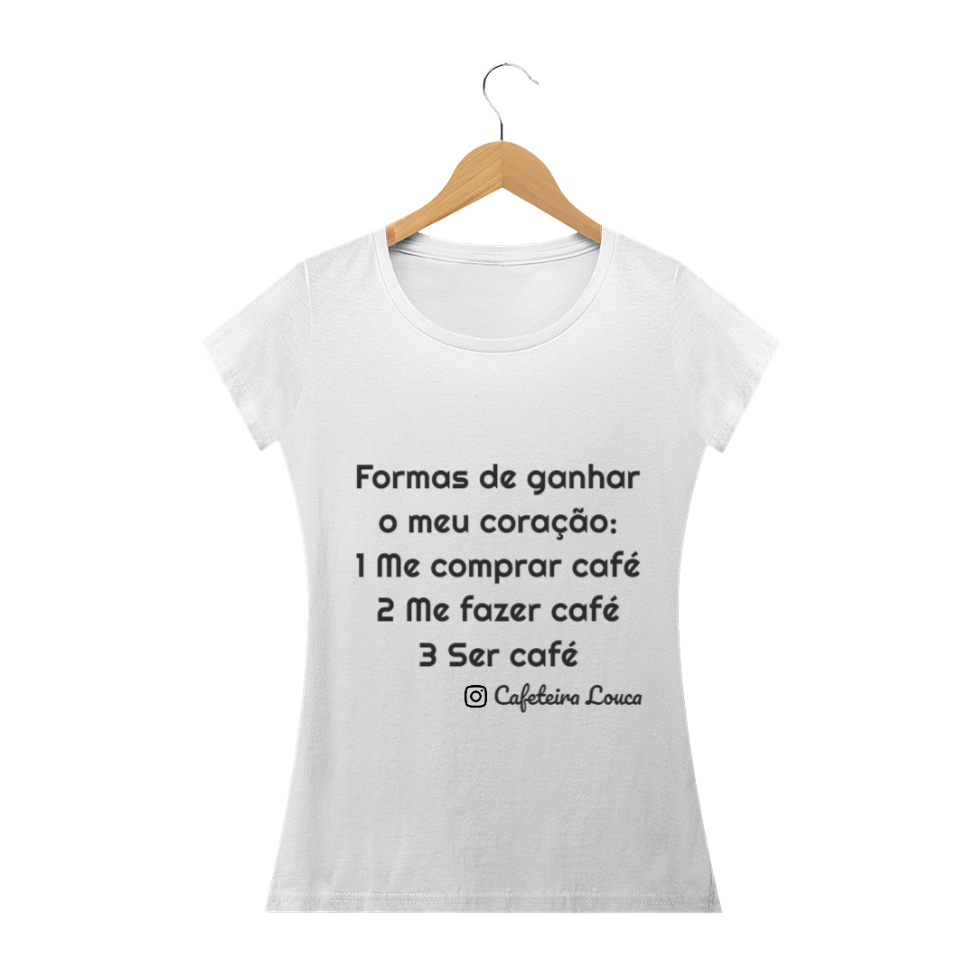 Nome do produto: Camiseta Frases Cafeinadas