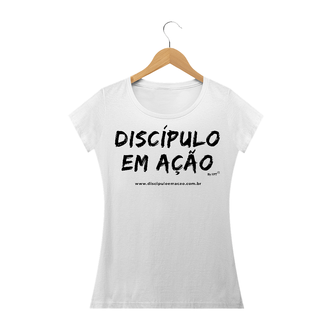 Nome do produto: Camiseta Baby Long Prime Discípulo em Ação