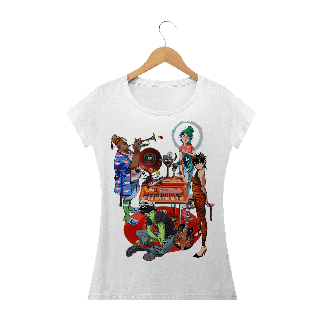 Nome do produto: Camiseta Gorillaz 2 Feminina