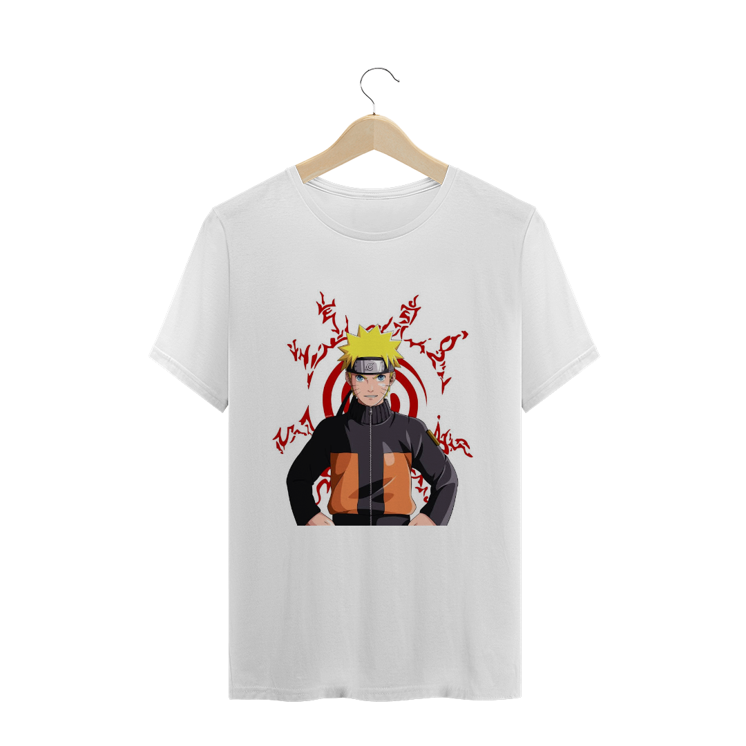 Nome do produto:  Camiseta Masculina Naruto Camisa Personagem Anime Branca