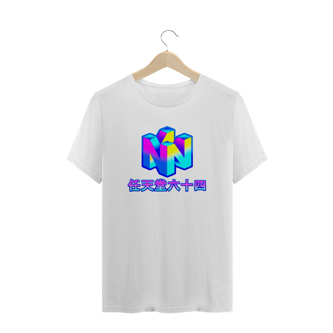 Nome do produto: Camiseta T-Shirt Nintendo Retro Tipografia Japones Branca