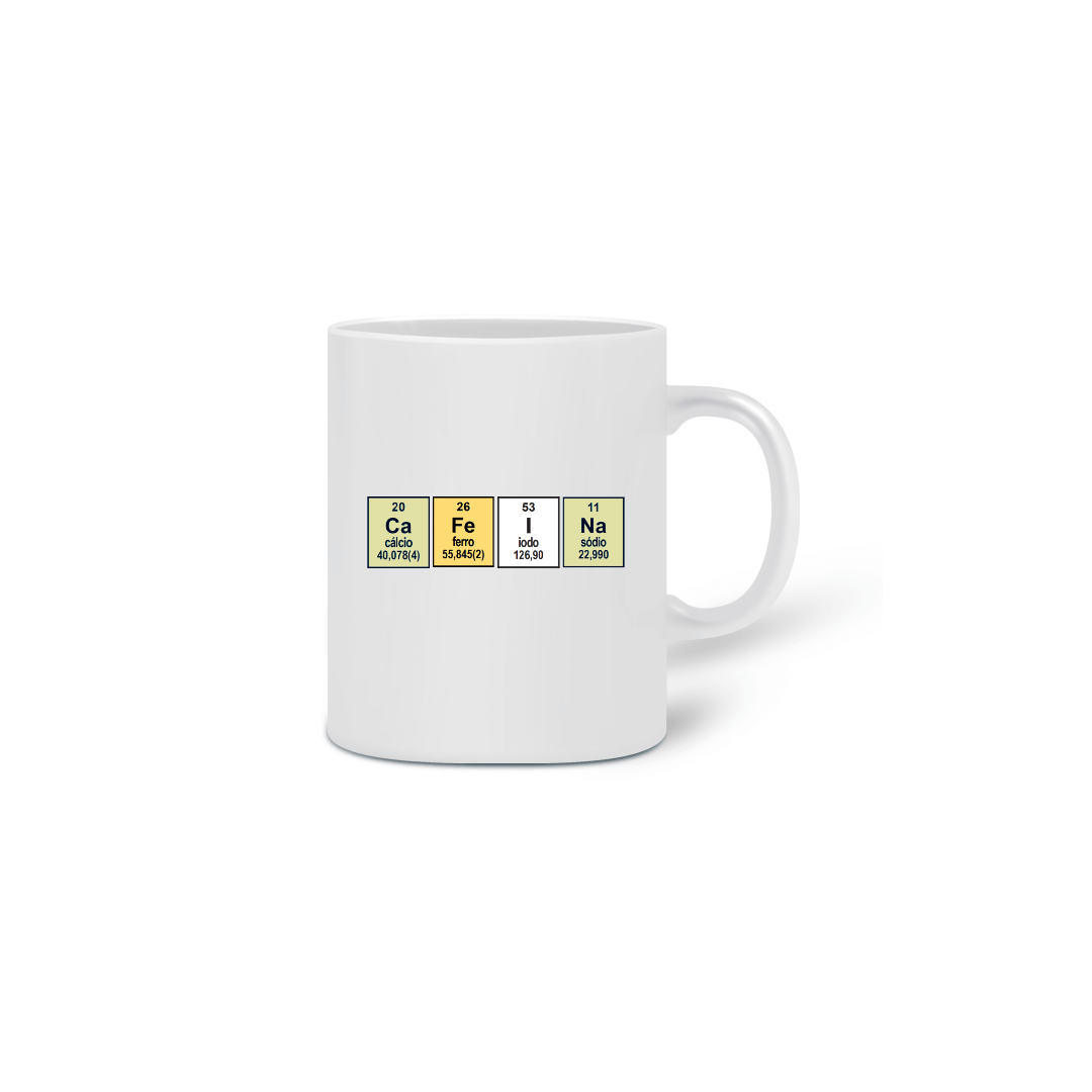 Nome do produto: Caneca - Ca Fe I Na