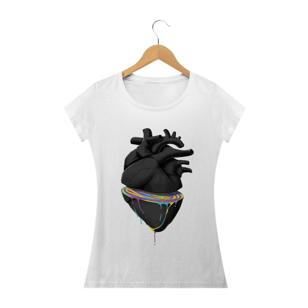 Nome do produto  Blusa Coração Abstrato Feminina