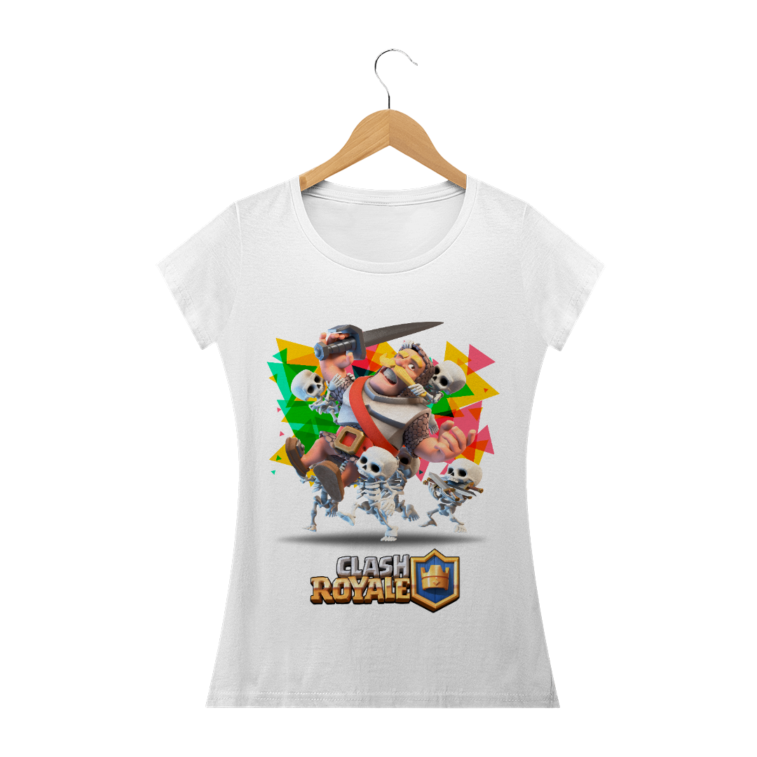 Nome do produto: Camiseta Feminina Clash Royale 1