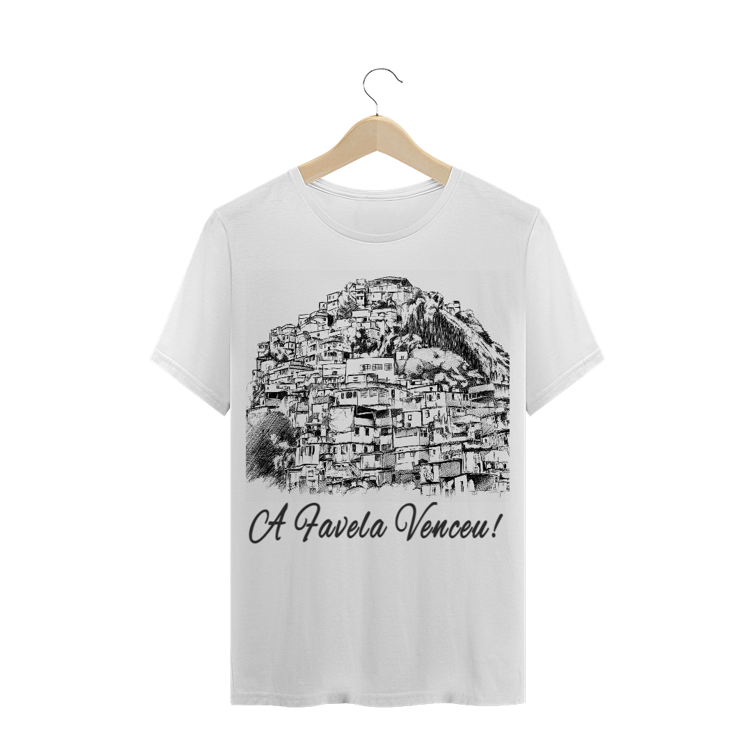 Nome do produto: Camiseta A Favela Venceu