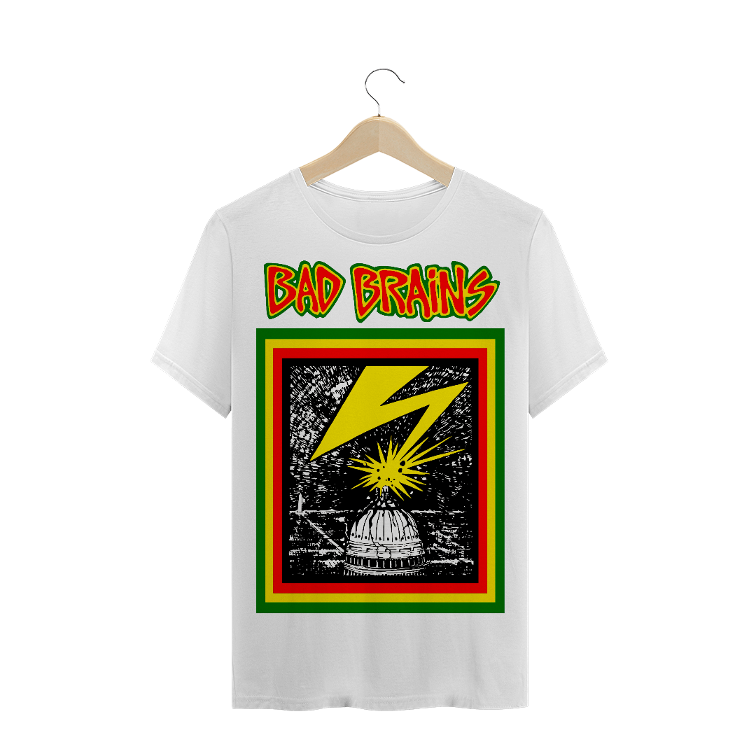 Nome do produto: Camiseta Bad Brains (branca)