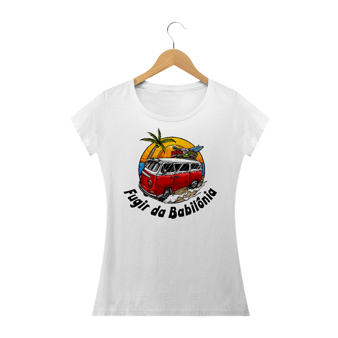 Nome do produto  Camiseta Fugir da Babilônia Feminina