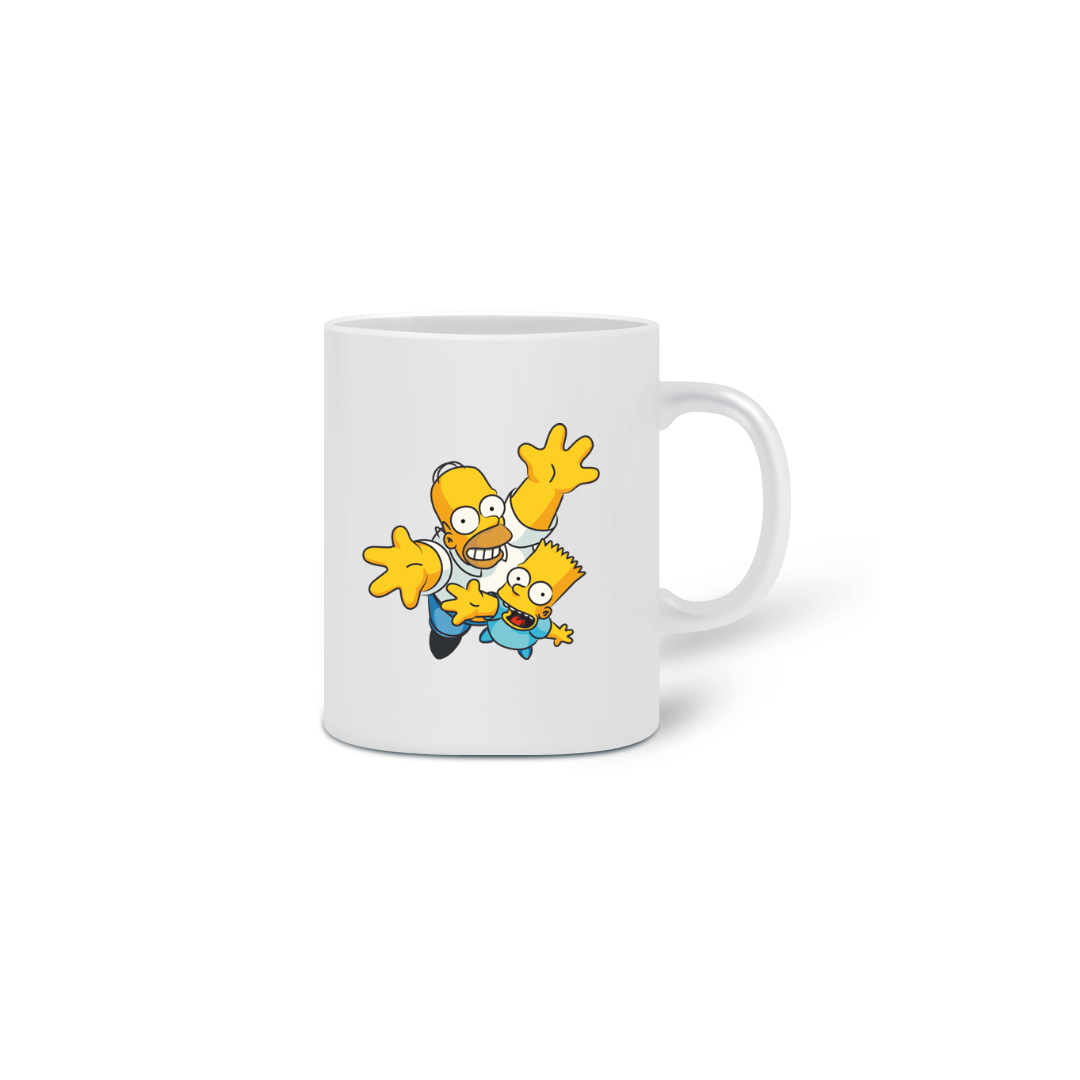 Nome do produto: Caneca do Homem e Bart Simpson 